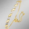 Edles und hochwertiges Armband in Bicolor mit Brillant