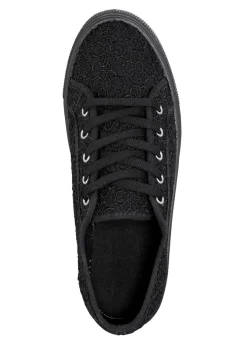Elegante Damen-Schnürschuhe, mit herausnehmbarem Fußbett