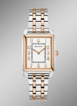 Elegante Bulova-Quartz-Damenuhr