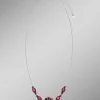 Elegante Halskette mit Granat