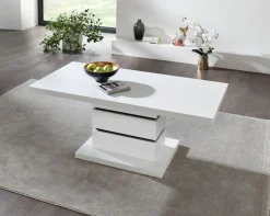 Eleganter Couchtisch mit Marmor-Optik