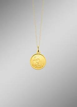 Eleganter Madonna-Anhänger aus Gold 585/- fein