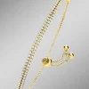 Elegantes doppelreihiges Armband mit synth. Zirkonia