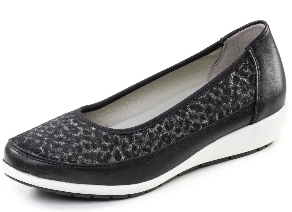 ELENA EDEN, bequeme Damen-Ballerinas, Weite G, mit herausnehmbarem Fußbett