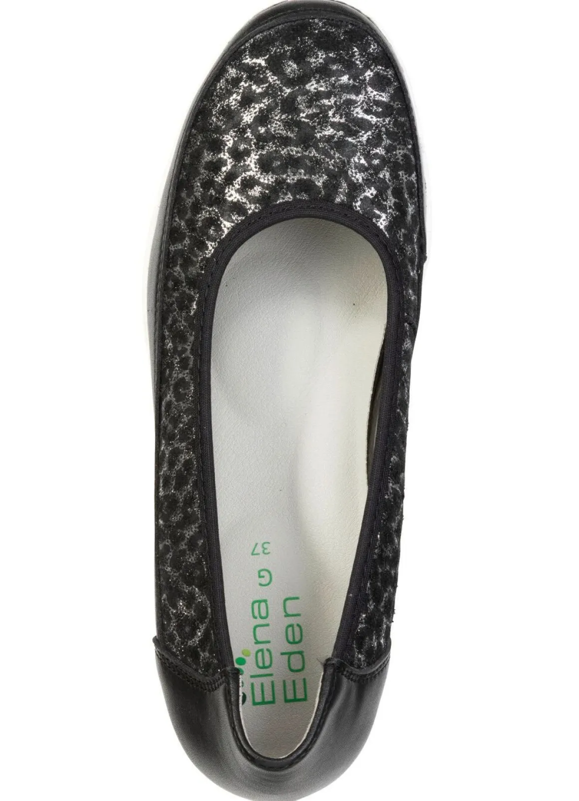 ELENA EDEN, bequeme Damen-Ballerinas, Weite G, mit herausnehmbarem Fußbett