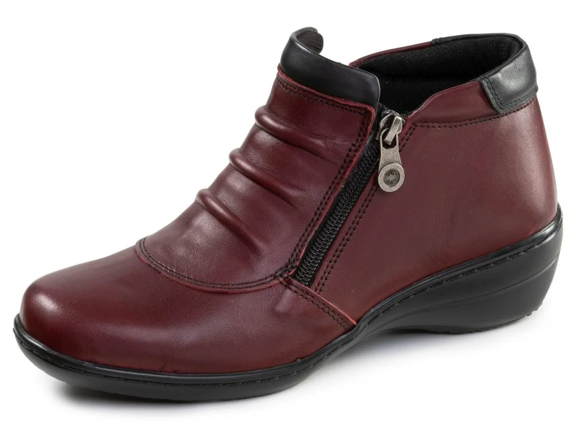 ELENA EDEN, bequeme Damen-Boots, Weite H, mit herausnehmbarem Fußbett