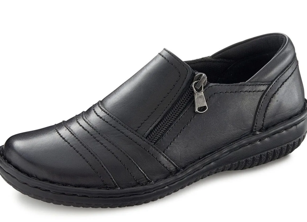 ELENA EDEN, bequeme Damen-Slipper, Weite G, mit herausnehmbarem Fußbett
