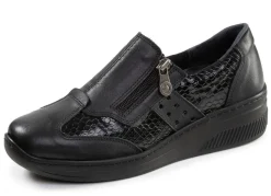 ELENA EDEN, bequeme Damen-Slipper, Weite H, mit herausnehmbarem Fußbett