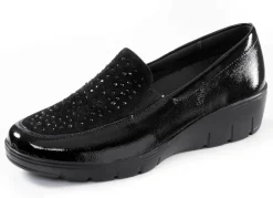 ELENA EDEN, bequeme Damen-Slipper, Weite H, mit herausnehmbarem Fußbett