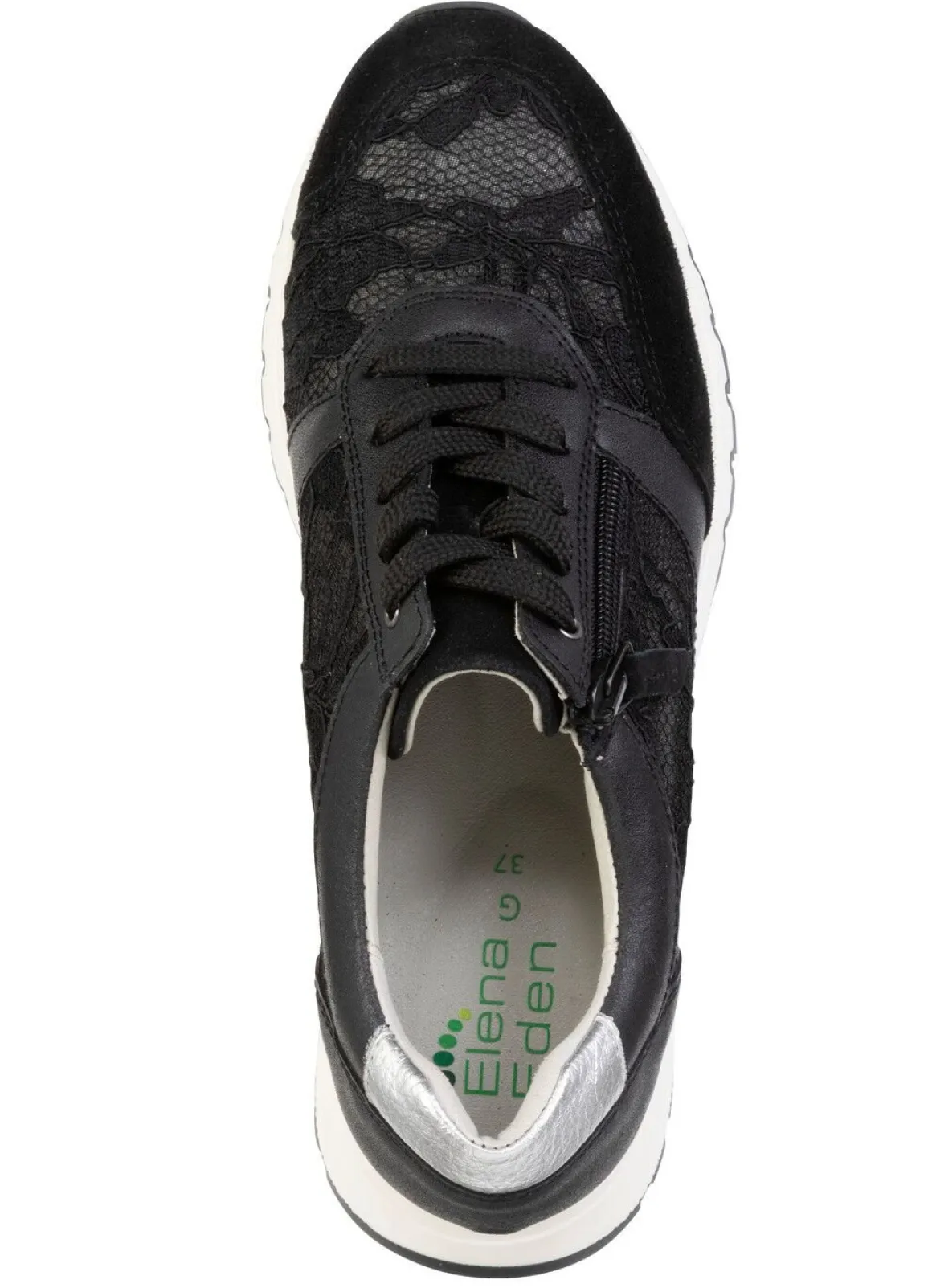 ELENA EDEN, elegante Damen-Sneaker, Weite G, mit herausnehmbarem Fußbett