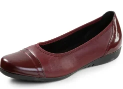 ELENA EDEN, klassische Damen-Ballerinas, Weite G, mit herausnehmbarem Fußbett