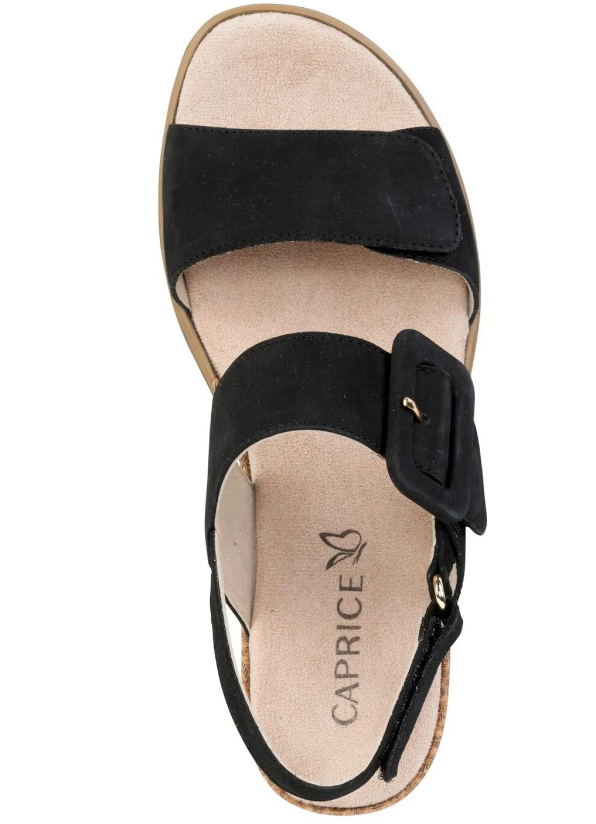 ELENA EDEN Sandalette aus feinem Nubukleder