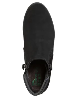 ELENA EDEN Stiefelette mit Nappaleder-Besatz