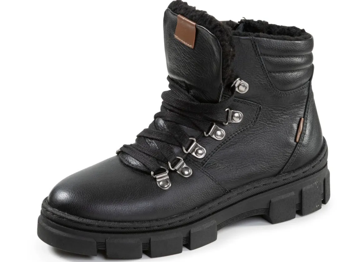 ELENA EDEN, warme Damen-Boots, Winterschuhe, Weite H, mit herausnehmbarem Fußbett