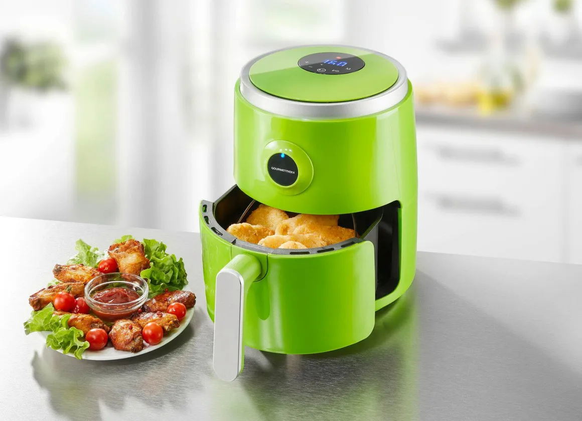 Energiesparende Heißluftfritteuse