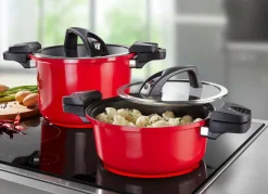 Energiespartopf mit Niedrigdruck-Schnellkochtopfdeckel