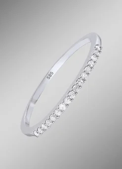 Exquisiter Damenring mit weißen Diamanten