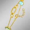 Farbenfrohe Eleganz: Armband mit Quarzen