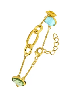 Farbenfrohe Eleganz: Armband mit Quarzen
