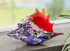 Farbenfrohe Glasfiguren