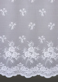Floral dessinierter Store mit Universalschienenband