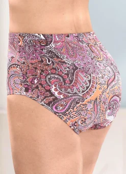 Fünferpack Slips mit Paisley-Dessin