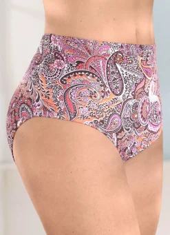 Fünferpack Slips mit Paisley-Dessin