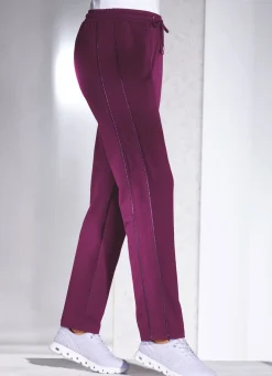 Freizeithose mit seitlichen Paspeln
