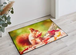 Fußmatte mit Eichhörnchen-Motiv