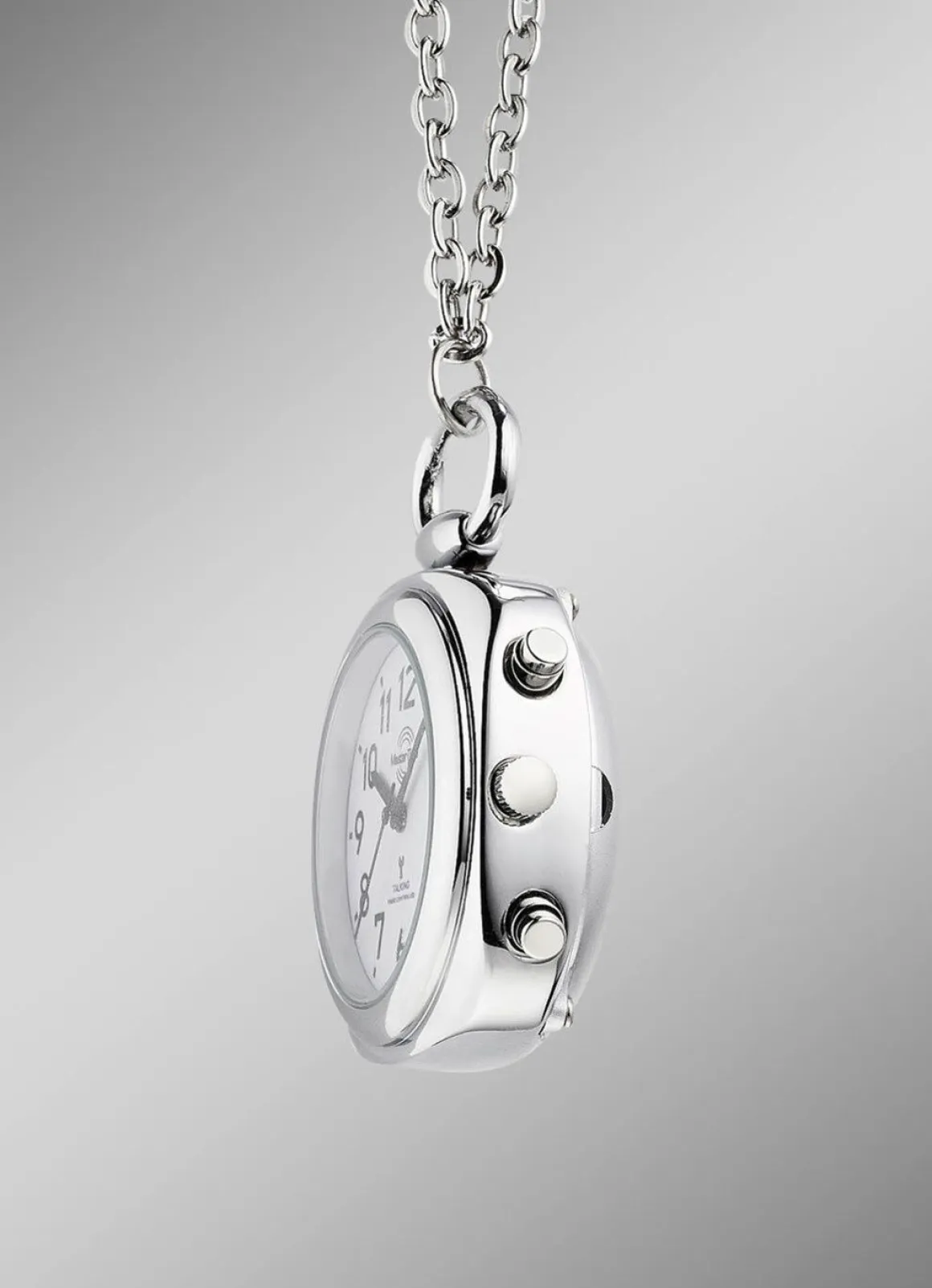 Funk-Anhängeruhr mit sprechender Zeitansage auf Knopfdruck
