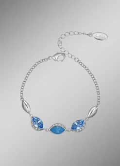 Funkelnde Eleganz in Blau – Armband mit Swarovski-Kristalle