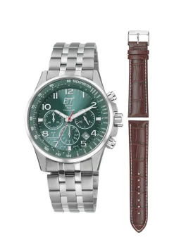 Funk-Solar-Chronograph mit Wechselband
