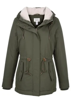 Funktionsjacke mit fester Kapuze