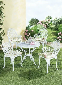 Gartenmöbel Dornröschen aus solidem Aluminiumguss