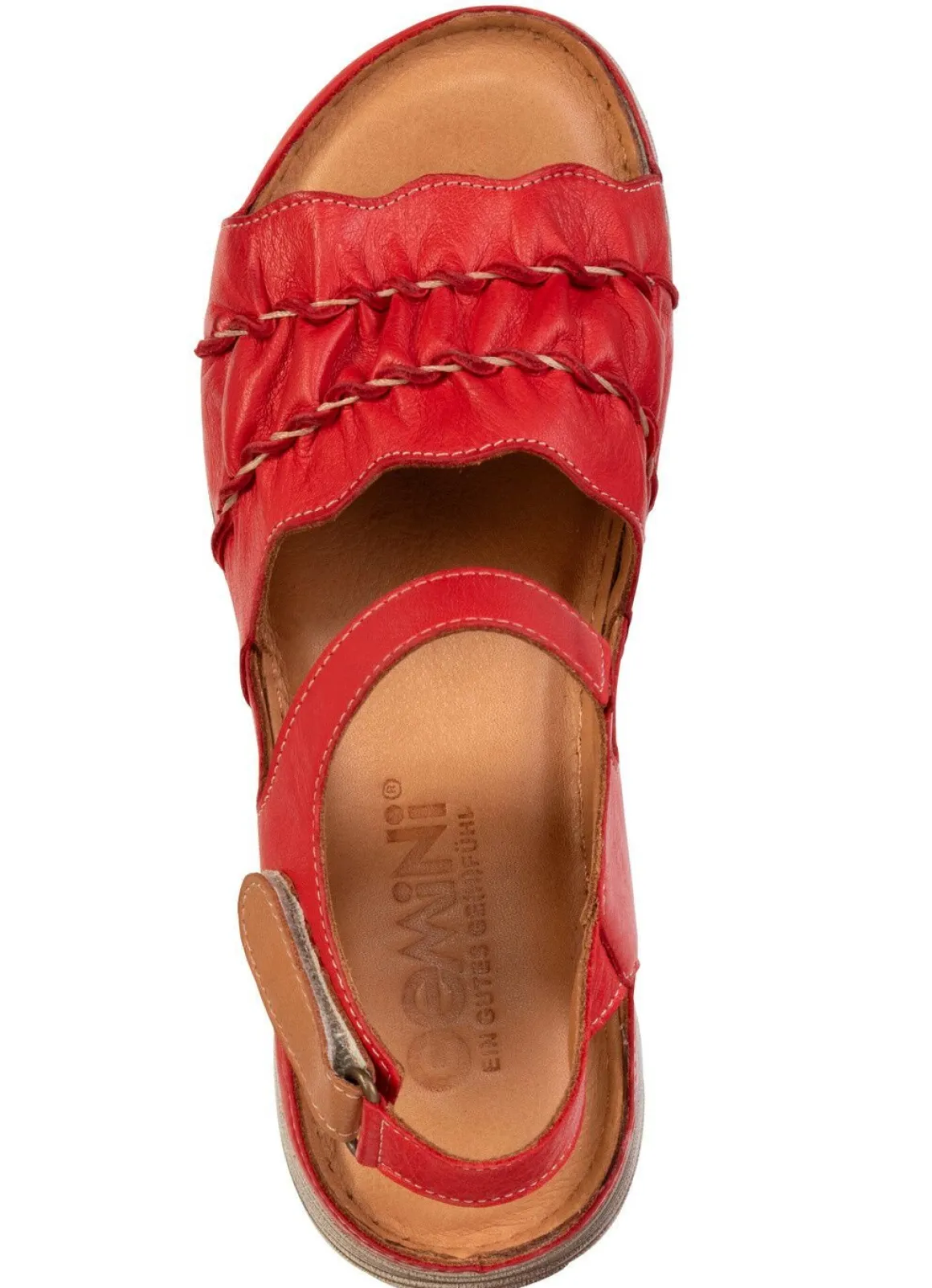 Gemini, leichte Damen-Sandalen, Weite G, aus Leder