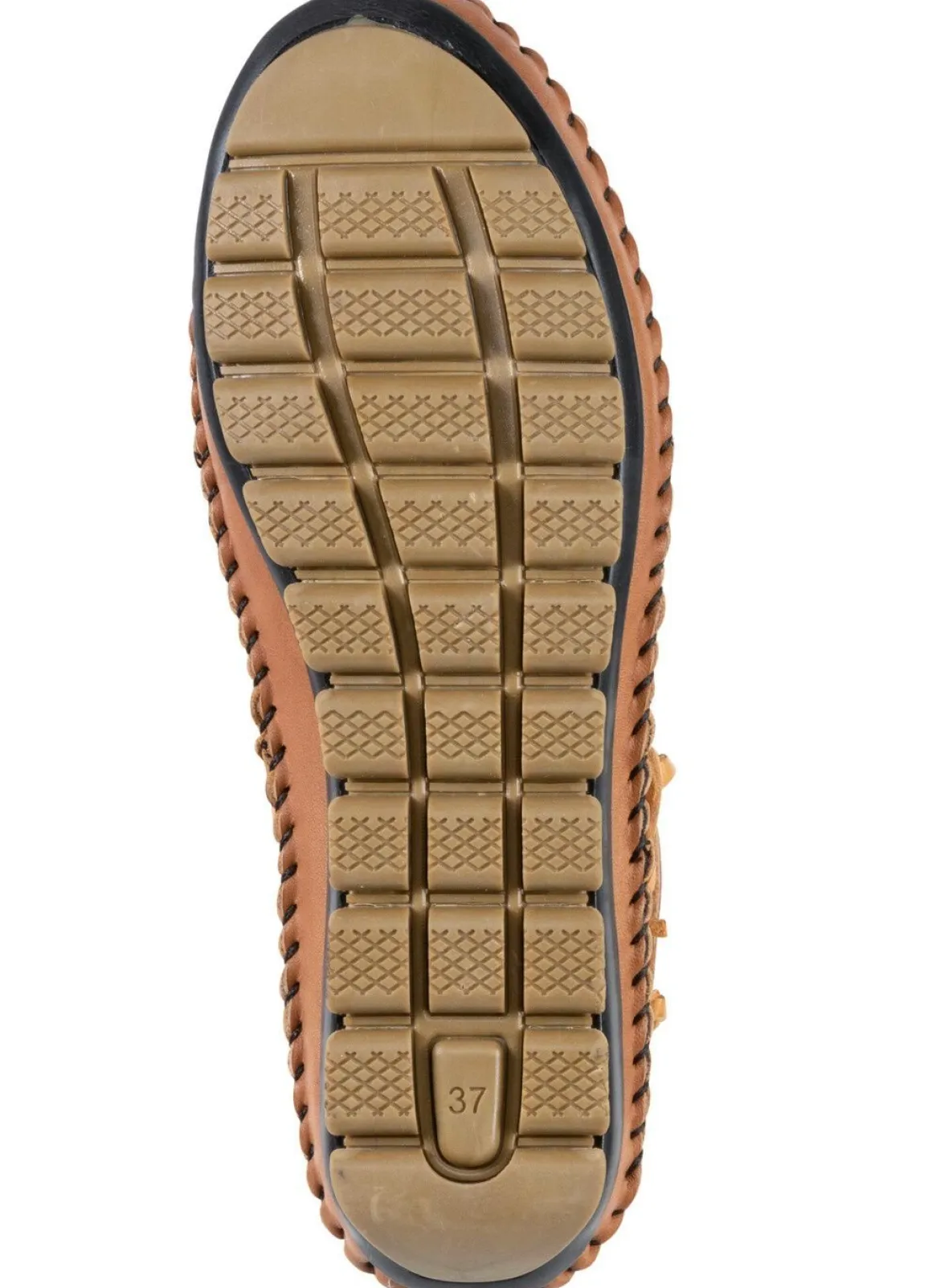 Gemini Mokassin-Stiefelette mit Knitter-Struktur