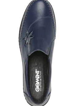 Gemini Slipper mit Leder-Applikation