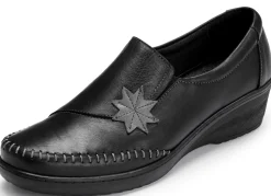 Gemini Slipper mit Leder-Applikation