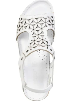 Gemini, sommerliche Damen-Sandalen, Weite G, aus Leder