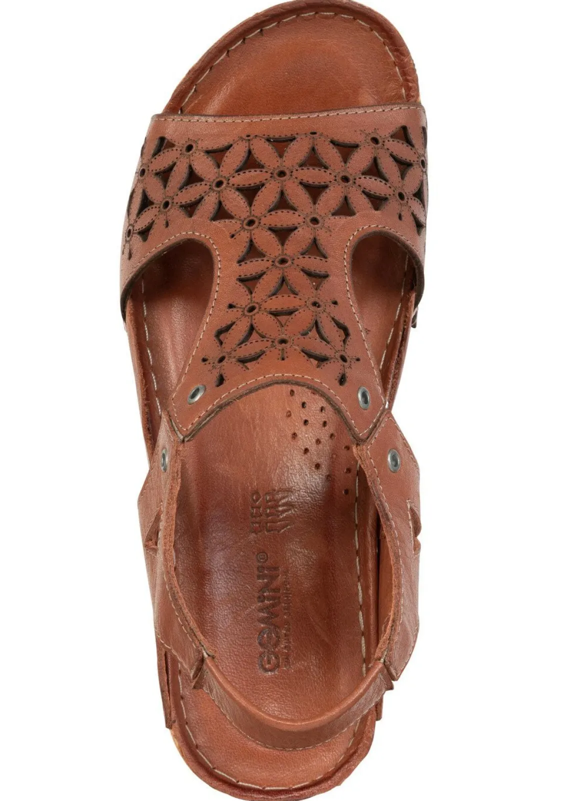 Gemini, sommerliche Damen-Sandalen, Weite G, aus Leder