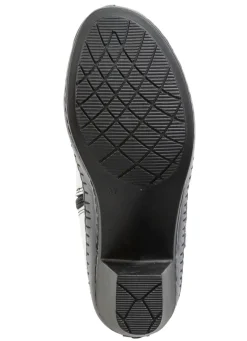 Gemini Stiefelette aus Rind-Nappaleder mit Kontraststreifen