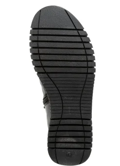 Gemini Stiefelette mit Raffung und dekorativen Knöpfen