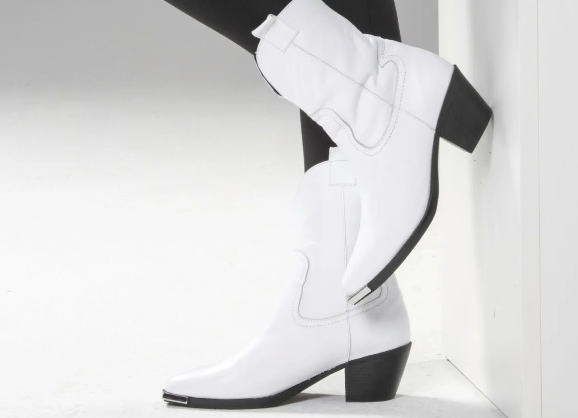 Gemini Western-Stiefel aus Rind-Nappaleder