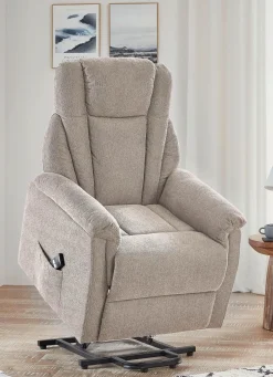 Gemütlicher TV-Sessel mit Motor und Aufstehhilfe