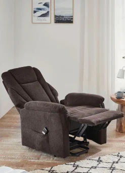 Gemütlicher TV-Sessel mit Motor und Aufstehhilfe