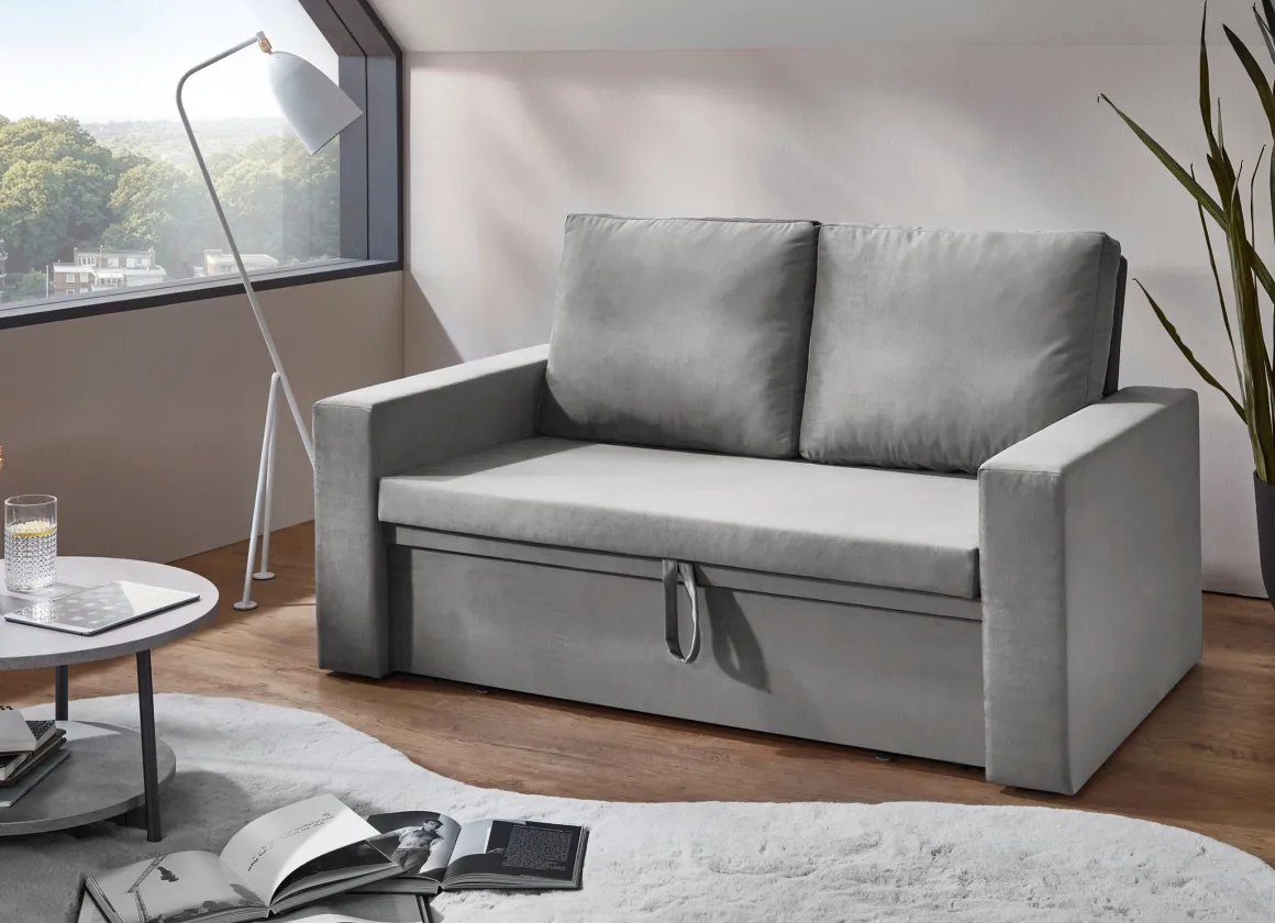 Gemütliches Schlafsofa
