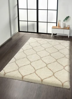 Gemütlich weiche Hochflor-Brücken und -Teppiche