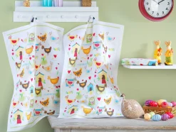 Geschirrtücher aus Halbleinen, 3er-Set