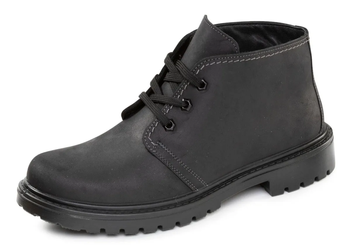GINO GALANTE, gefütterte Herren-Boots, Winterschuhe, Weite H, mit Lammfell