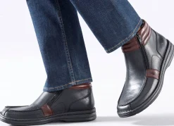 GINO GALANTE, gefütterte Herren-Boots, Winterschuhe, mit herausnehmbarem Fußbett